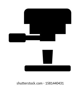 coffee maker icon isolated sign symbol vector illustration - high quality black style vector icons
