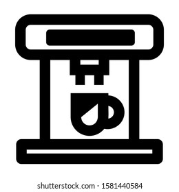 coffee maker icon isolated sign symbol vector illustration - high quality black style vector icons

