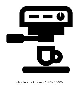 coffee maker icon isolated sign symbol vector illustration - high quality black style vector icons
