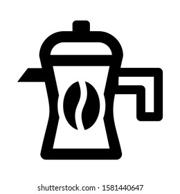 coffee maker icon isolated sign symbol vector illustration - high quality black style vector icons
