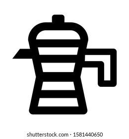 coffee maker icon isolated sign symbol vector illustration - high quality black style vector icons
