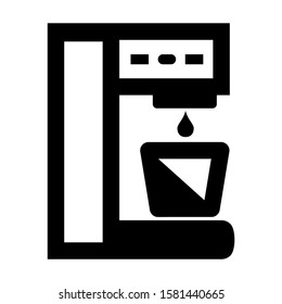 coffee maker icon isolated sign symbol vector illustration - high quality black style vector icons
