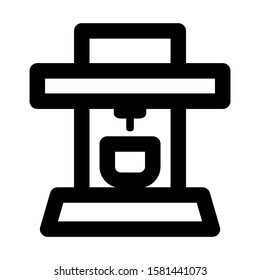 coffee maker icon isolated sign symbol vector illustration - high quality black style vector icons
