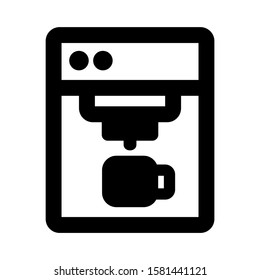 coffee maker icon isolated sign symbol vector illustration - high quality black style vector icons
