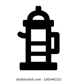 coffee maker icon isolated sign symbol vector illustration - high quality black style vector icons
