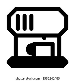 coffee maker icon isolated sign symbol vector illustration - high quality black style vector icons
