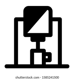 coffee maker icon isolated sign symbol vector illustration - high quality black style vector icons
