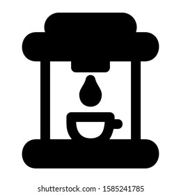 coffee maker icon isolated sign symbol vector illustration - high quality black style vector icons
