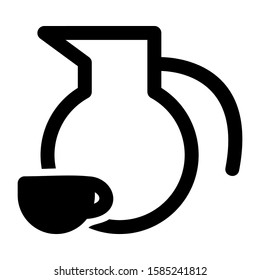 coffee maker icon isolated sign symbol vector illustration - high quality black style vector icons
