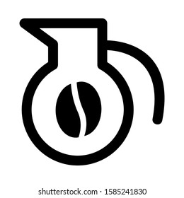 coffee maker icon isolated sign symbol vector illustration - high quality black style vector icons
