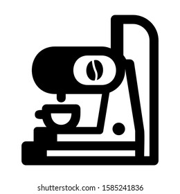 coffee maker icon isolated sign symbol vector illustration - high quality black style vector icons
