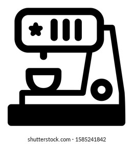 coffee maker icon isolated sign symbol vector illustration - high quality black style vector icons
