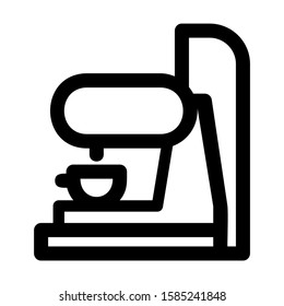 coffee maker icon isolated sign symbol vector illustration - high quality black style vector icons
