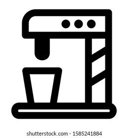 coffee maker icon isolated sign symbol vector illustration - high quality black style vector icons
