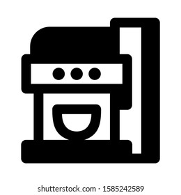 coffee maker icon isolated sign symbol vector illustration - high quality black style vector icons
