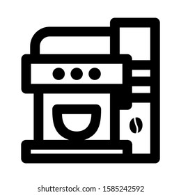 coffee maker icon isolated sign symbol vector illustration - high quality black style vector icons
