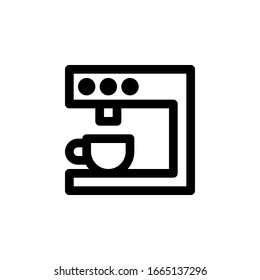 coffee maker icon isolated vector EPS10