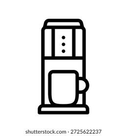 Icono de la cafetera Diseño de logotipo Diseño de logotipo Símbolo Simple  
