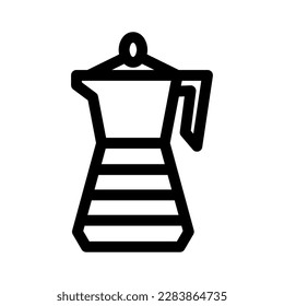 coffee maker icon or logo isolated sign symbol vector illustration - high quality black style vector icons
