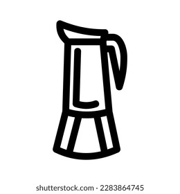 coffee maker icon or logo isolated sign symbol vector illustration - high quality black style vector icons
