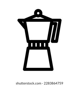 coffee maker icon or logo isolated sign symbol vector illustration - high quality black style vector icons
