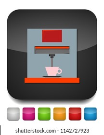 Coffee Maker Icon, Coffee Maker Machine