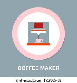 Coffee Maker Icon, Coffee Maker Machine