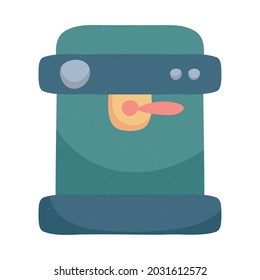 coffee maker icon on white background