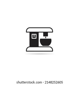 coffee maker icon on white background