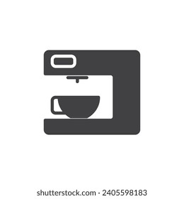 coffee maker icon. sign for mobile concept and web design. outline vector icon. symbol, logo illustration. vector graphics.