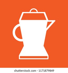 Coffee maker icon, stock vector illustration, EPS10.