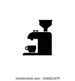 Coffee maker icon in trendy flat style isolated on white background. Symbol for your web site design, logo, app, UI. Vector illustration, EPS