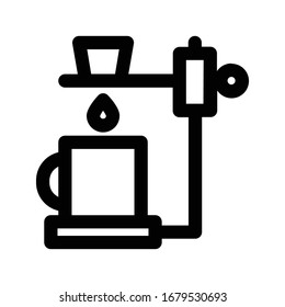 coffee maker icon using a machine
