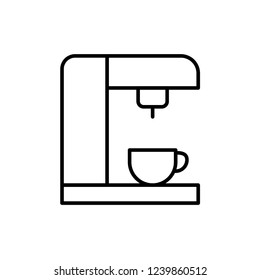 Coffee Maker Icon Vector. Coffe Icon