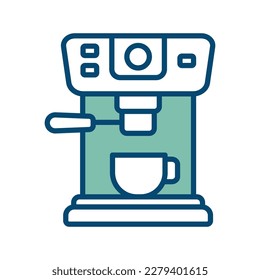 coffee maker icon vector design template in white background