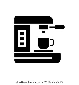 coffee maker icon vector design template simple and clean