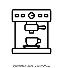 coffee maker icon vector design template simple and clean