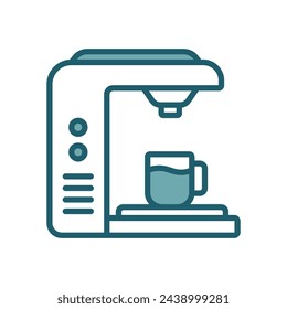 coffee maker icon vector design template simple and clean