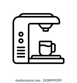 coffee maker icon vector design template simple and clean