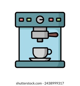 coffee maker icon vector design template simple and clean