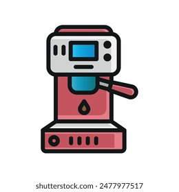 Coffee maker icon vector design templates simple and modern