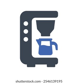 Coffee maker Icon, Vector graphics