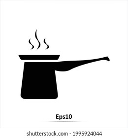 Icono de cafetera. Ilustración del vector