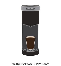 Coffee maker icon vector illustration simple design