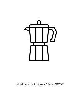 Coffee Maker icon vector image. Can also be used for food and drinks. Suitable for mobile apps, web apps and print media.