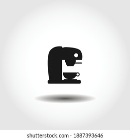 coffee maker isolated vector icon. drink design element