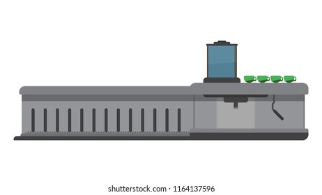 coffee maker isolated vector illustration