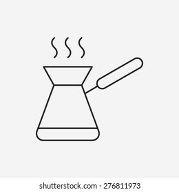 coffee maker line icon