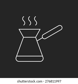 coffee maker line icon