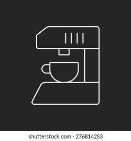 coffee maker line icon